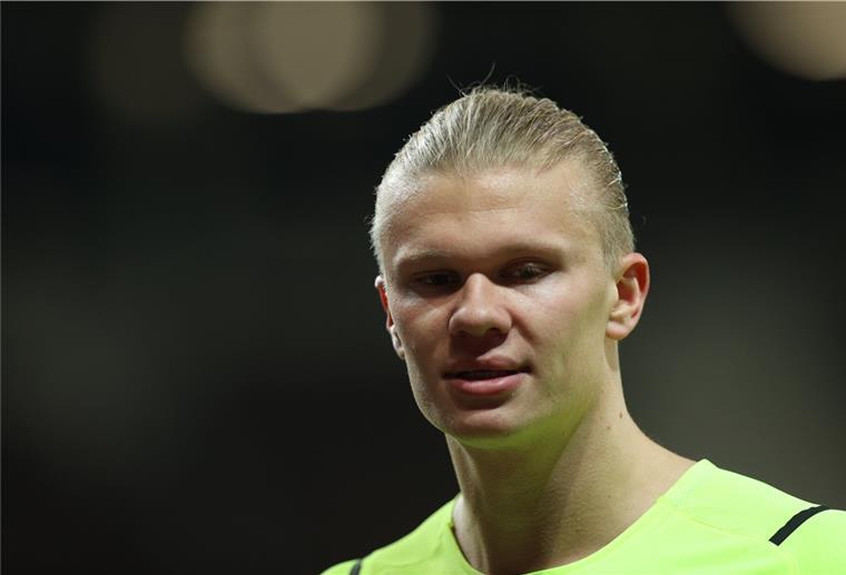 Heiß begehrt: Nach einem Bericht der „Daily Mail“ steht Manchester City kurz vor der Verpflichtung von Erling Haaland.