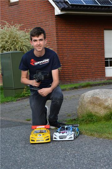 Henrik Eilers ist mit seinen Minicars nicht zu stoppen.