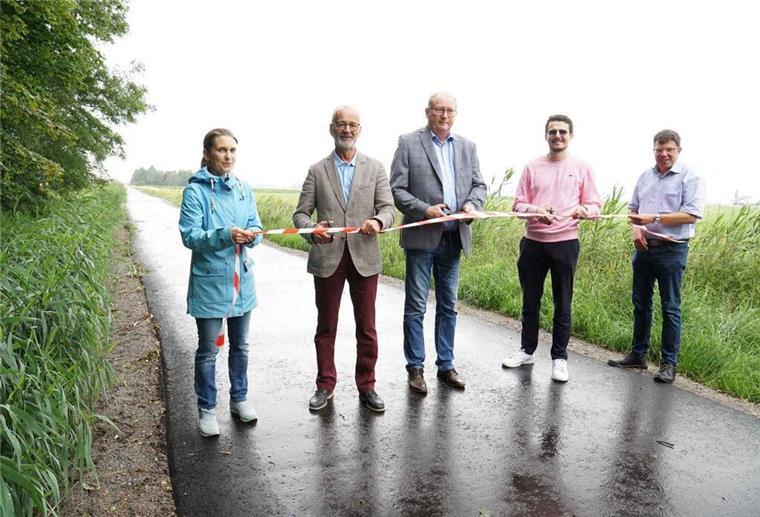 Hier kann jetzt wieder geradelt werden: Der „Büttler Specken“ ist offiziell freigegeben.