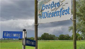 Schild Wiesen Wischerfest