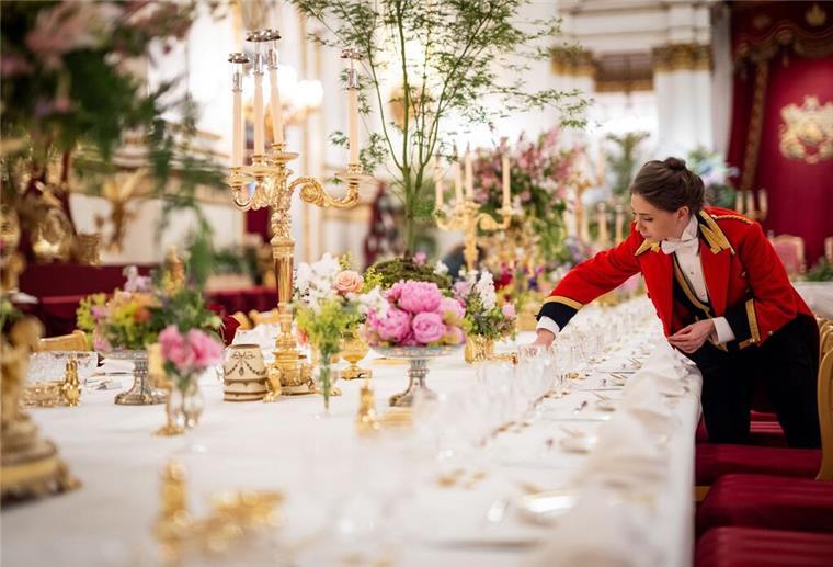 Zu Tisch bei den Royals: Camillas Sohn verrät Rezepte Höhepunkt kulinarischer Diplomatie: ein Staatsbankett im Buckingham-Palast. (Archivbild)