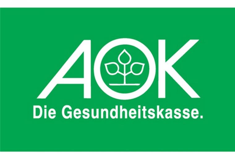 Logo der AOK Gesundheitskasse