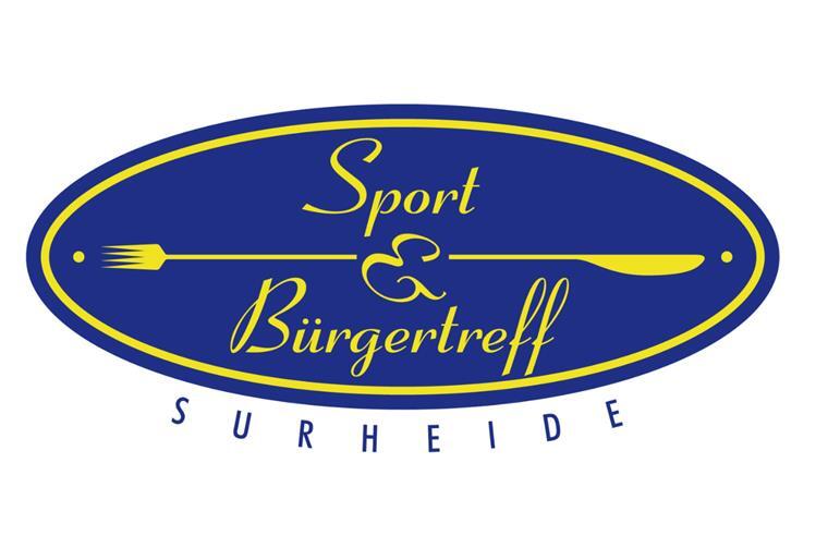 Neuer Glanz im Sport- und Bürgertreff Surheide Das Logo des Sport- und Bürgertreffs Surheide.