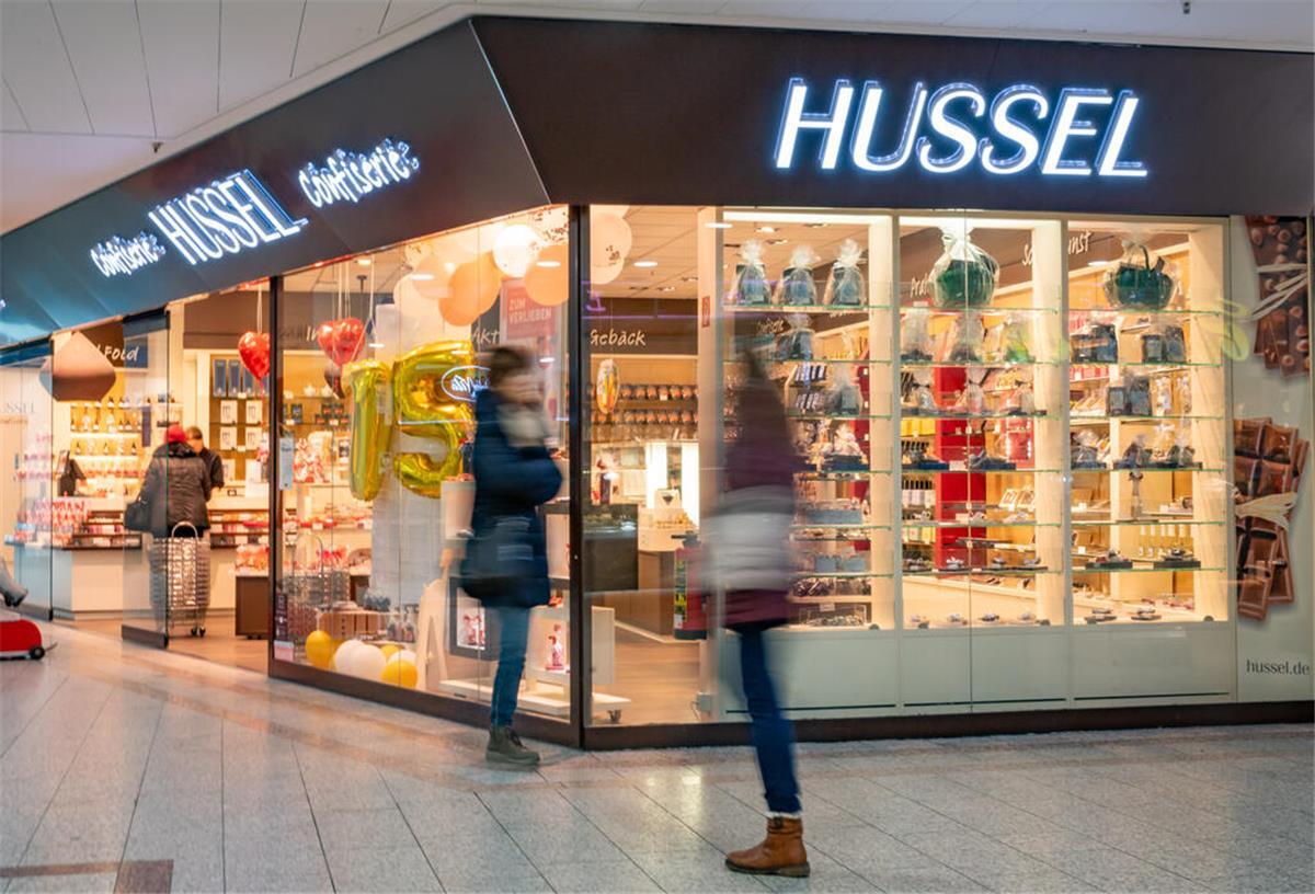 Blick in die Hussel-Filiale.