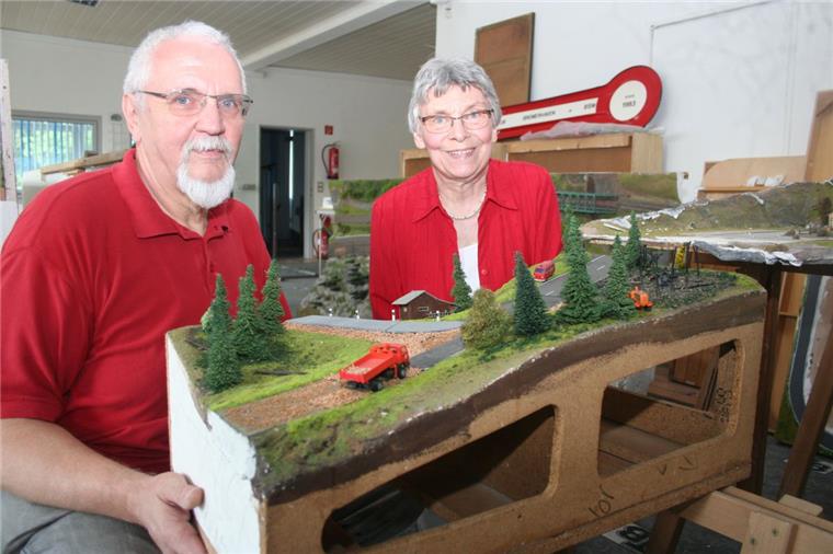Ihre Paradestrecke mussten Ulla und Henk Veldkamps zerlegen, um sie transportieren zu können.