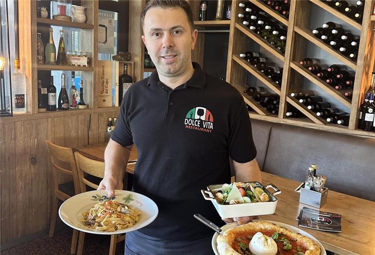15 Jahre Restaurant „Dolce Vita“ Inhaber Ilir Mazreku