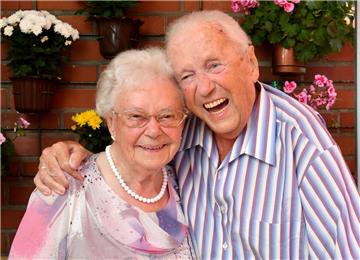 Ilse und Günter Lehmann feiern eiserne Hochzeit.