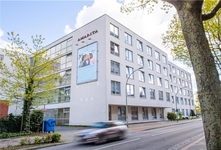 Ansicht der Pflegeeinrichtung Amarita Bremerhaven in der Deichstraße.