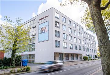 Ansicht der Pflegeeinrichtung Amarita Bremerhaven in der Deichstraße.