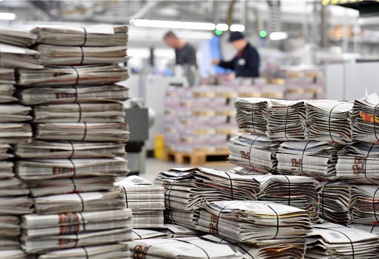 Im Druckzentrum am Grollhamm in Bremerhaven hat man sich auf mögliche „Corona-Probleme“ bei der Produktion der NORDSEE-ZEITUNG eingestellt.