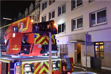 Im ersten Stock eines Wohnhauses in Lehe ist am Mittwoch ein Feuer ausgebrochen.