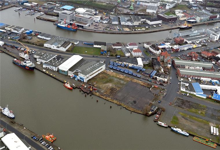 Im Fischereihafen soll eine Kaje für ein ansiedlungsbereites Unternehmen erneuert werden. 