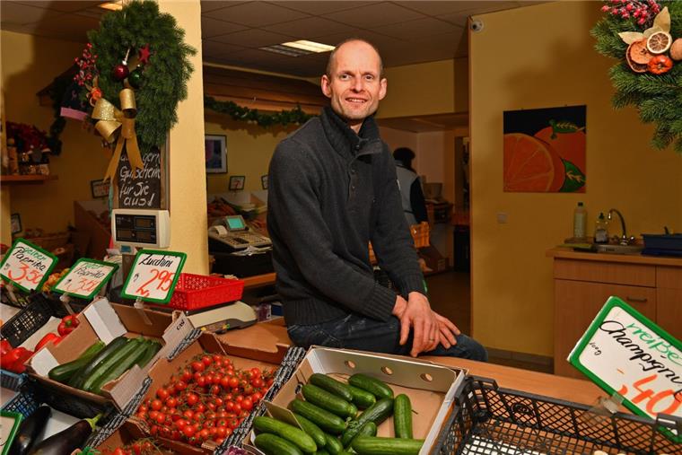 Ehrenamt: Bremerhavener trifft den Bundespräsidenten Im Hauptberuf betreibt Olaf Dietzel in der Rickmersstraße einen Obst- und Gemüseladen.