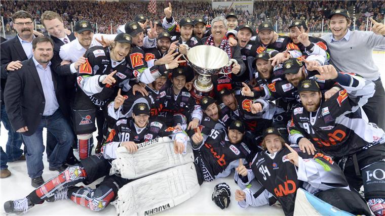 Im Jahr 2014 feierten die Pinguins die Meisterschaft in der DEL2.