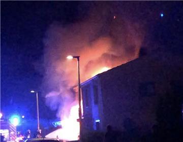 Im Kiefernweg hat ein Einfamilienhaus gebrannt.