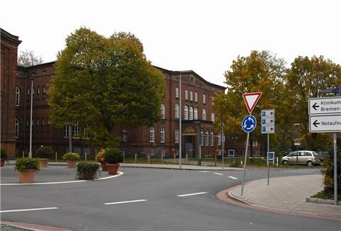 Im Klinikum Bremen-Mitte liegt die erste infizierte Patientin aus Bremen.