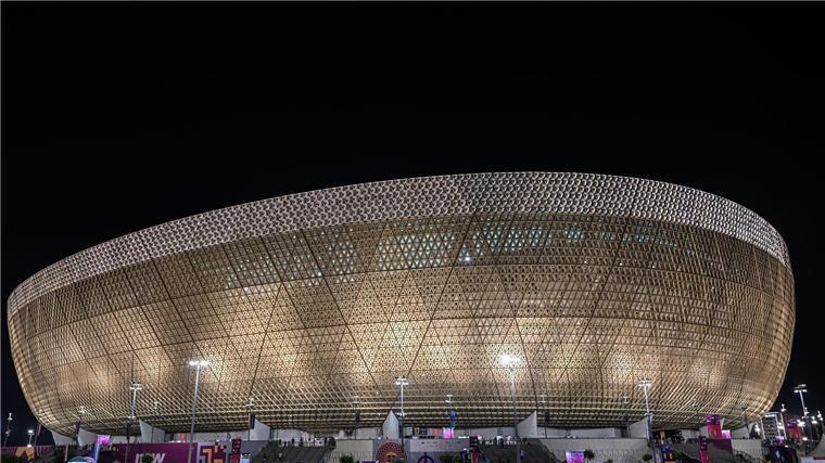 Konkurrenz für Deutschland: Katar will Olympia 2036 Im Lusail Stadion fand 2022 das Endspiel der Fußball-WM statt.