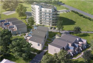Im Obergeschoss des Punkthauses hat man Meerblick. Zwei solcher Gebäude sollen im Nordseeresort in Burhave entstehen, dazu insgesamt sieben Reihenhauskomplexe.