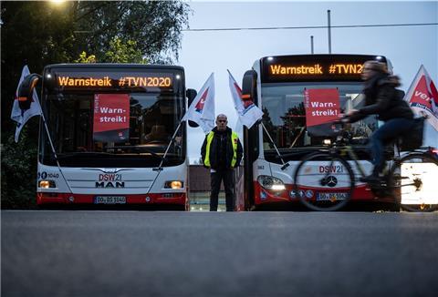 Im öffentlichen Nahverkehr wird es zu weiteren Streiks kommen.