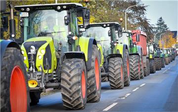 Im Oktober haben Landwirte auch in Bremerhaven und dem Cuxland demonstriert.