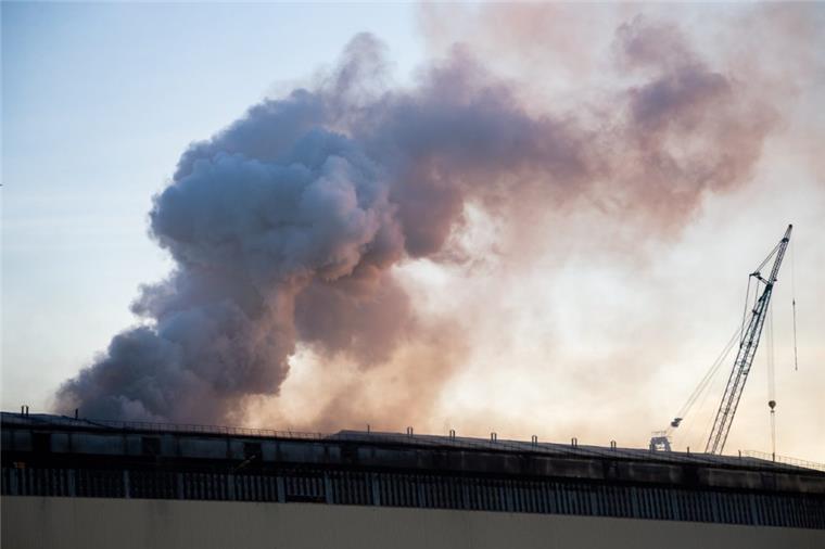 Im September hatte es in der Lürssen-Werft einen Großbrand gegeben.