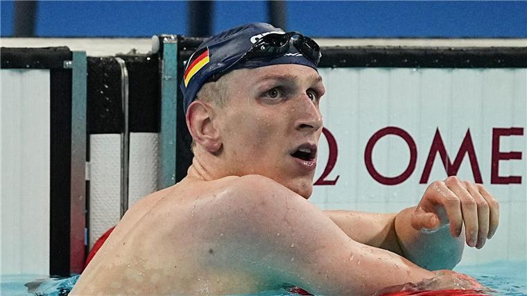Im Wasser zu Hause: Schwimm-Olympiasieger Lukas Märtens.