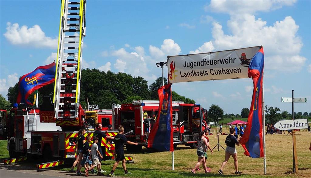 Impressionen vom Kreisjugendfeuerwehrtag in Köhlen.