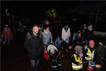 Impressionen vom Laternenlauf in Nordenham. - Foto: Nobel