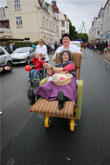 Impressionen vom Nordenhamer Stadtfestumzug 2017.