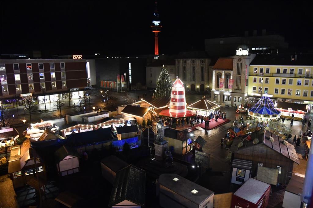 Impressionen vom Weihnachtsmarkt in Bremerhaven.