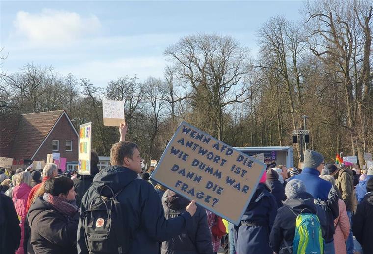 Impressionen von der Demo in Cuxhaven