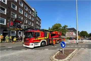 In Bremerhaven-Mitte hat ein Zimmer gebrannt.