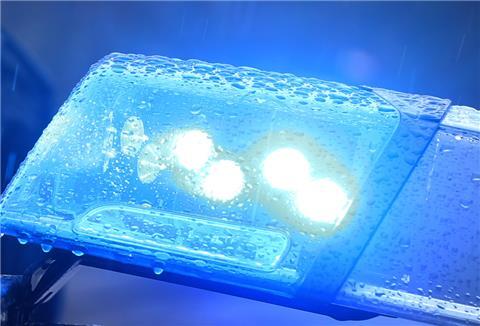Blaulicht auf Polizeiauto