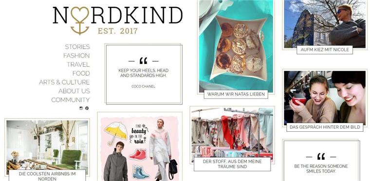 In dem Blog Nordkind geht es um den Lifestyle des Nordens. 