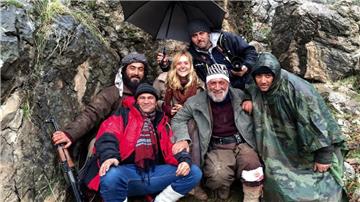 In den Bergen des Nordiraks standen Leonie Zeumer und die kurdischen Schauspieler zwei Monate lang vor der Kamera.