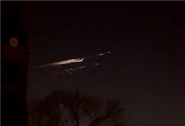 In den frühen Morgenstunden des 19.02.2025 erhellt ein Lichtschweif den Nachthimmel für einige Sekunden. 