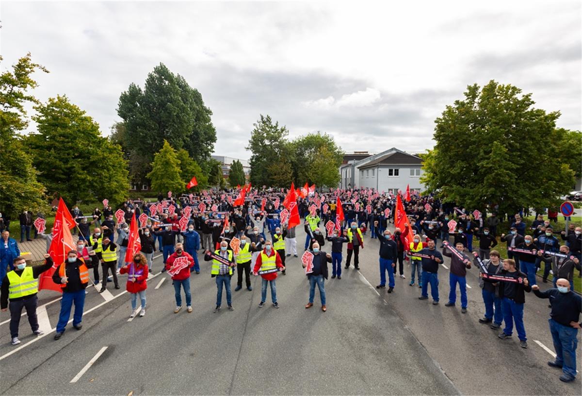 In den letzten Monaten gab es viele Protestaktionen bei Premium Aerotec: gegen einen Kahlschlag beim Personal und gegen eine neue Struktur zu Lasten einzelner Standorte.