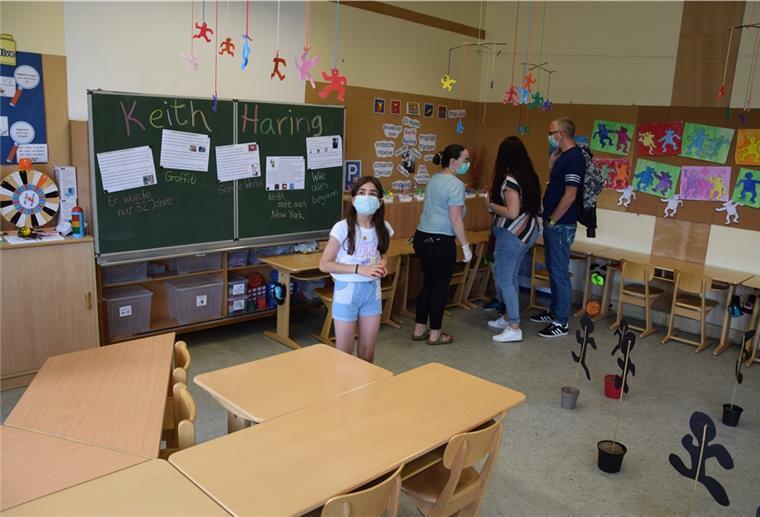 Nordenham: Südschüler tauchen in das Leben von Künstlern ein In der 2b drehte sich in dieser Woche alles um den amerikanischen Künstler Keith Haring.