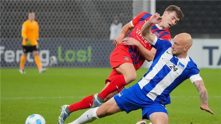 In der Anfangsphase wirkte Hertha in den Zweikämpfen deutlich wacher.