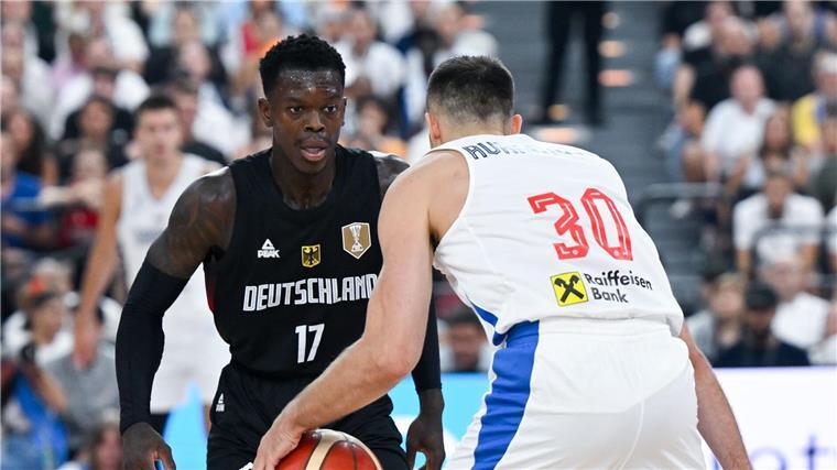 Serie gerissen: Erster Dämpfer für deutsche Basketballer In der Defensive gefordert: Deutschlands Kapitän Dennis Schröder.