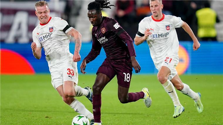 Dritter Sieg: Heidenheim in Europa weiter makellos In der ersten Halbzeit hatten die Heidenheimer mit den Hearts große Probleme.