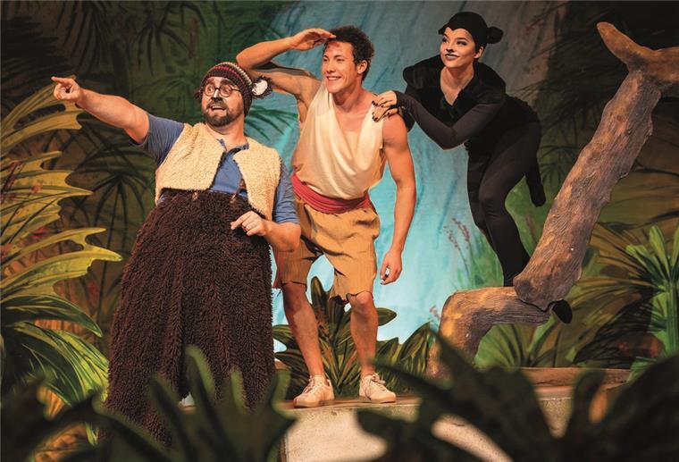 Bremerhaven: Groovige Affenbande beim „Dschungelbuch“-Musical Darsteller des Musicals "Dschungelbuch"