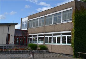 Die Grundschule Gosekamp an der Straße Auf dem Quabben in Zeven