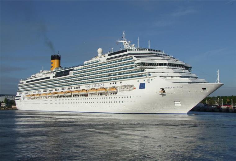 Die Costa kommt bald nicht mehr nach Bremerhaven Ein Kreuzfahrtschiff des Unternehmens Costa.