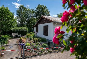 In dieser Gartenlaube in Münster soll es zu schweren sexuellen Missbrauchsvorfällen gekommen sein.