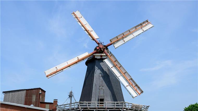 In einer alten Mühle in Bardowick bei Lüneburg wird das Mahlen noch als alte Handwerkskunst betrieben.