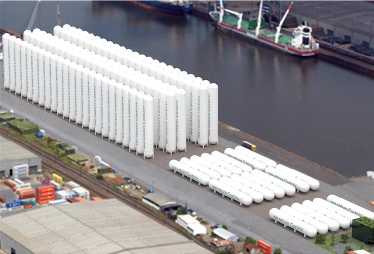 Bremerhaven: Auf dem Weg zum Energiehafen In flüssiger Form soll das Kohlendioxid in den bremischen Häfen verladen und nach Norwegen transportiert werden.