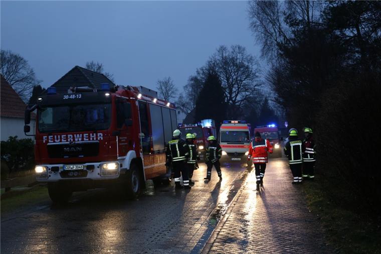 In Lunestedt (Gemeinde Beverstedt) hat es am Donnerstag gebrannt.