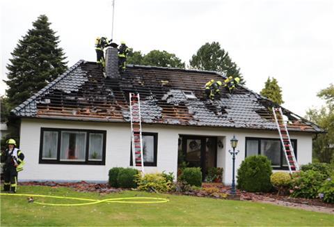 In Lunestedt hat ein Einfamilienhaus gebrannt.