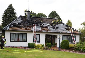 In Lunestedt hat ein Einfamilienhaus gebrannt.